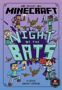 Cover image for Minecraft: Night of the Bats (Woodsword Chronicles #2)