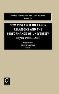 Cover image for New Research on Labor Relations and the Performance of University HR/IR Programs