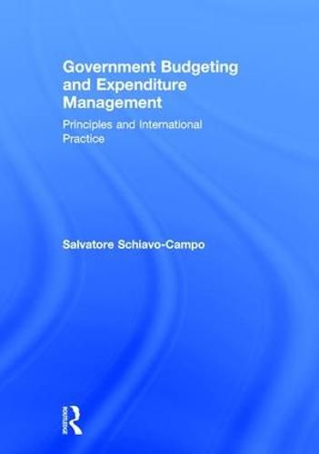 Cover image for Government Budgeting and Expenditure Management: Principles and International Practice