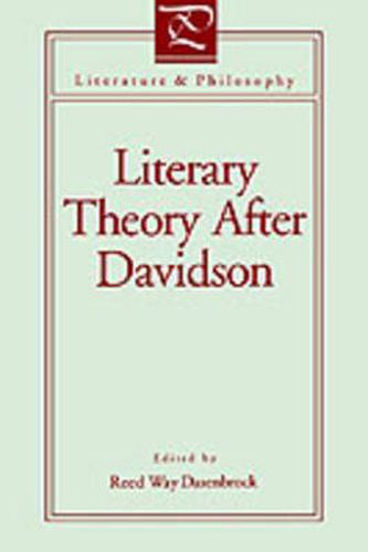 Cover image for Literary Theory After Davidson