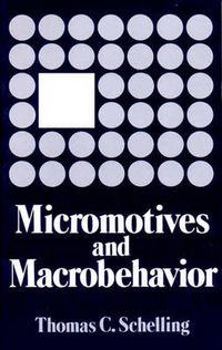 Cover image for Micromotives and Macrobehaviour