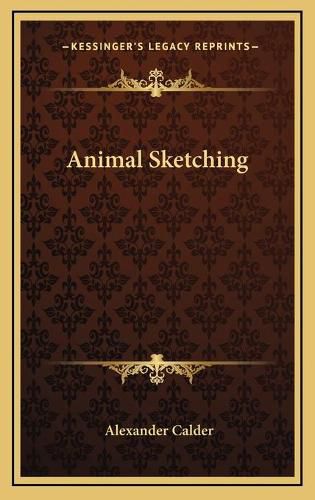 Cover image for Animal Sketching