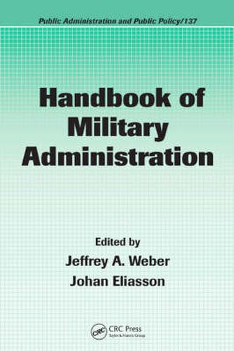 Cover image for Handbook of Military Administration