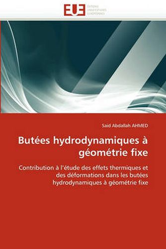 Cover image for Butees Hydrodynamiques a Geometrie Fixe