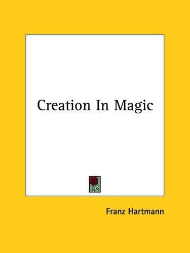 Cover image for Creation in Magic