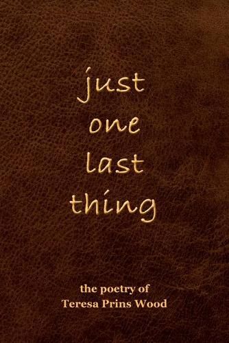 Cover image for just one last thing