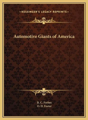 Cover image for Automotive Giants of America Automotive Giants of America