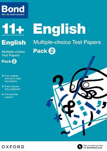 Cover image for Bond 11+: English: Multiple-choice Test Papers: Pack 2