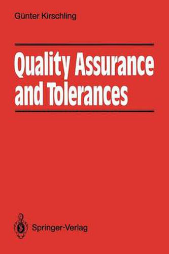 Cover image for Quality Assurance and Tolerance