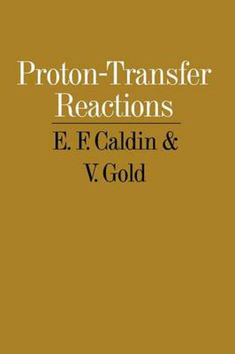 Cover image for Proton-Transfer Reactions