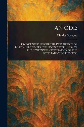 Cover image for An Ode