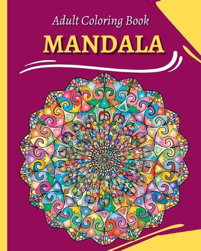 Cover image for MANDALA Adult Coloring Book