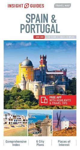 Insight Guides Travel Map Spain & Portugal (Insight Maps)