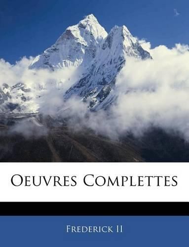 Oeuvres Complettes