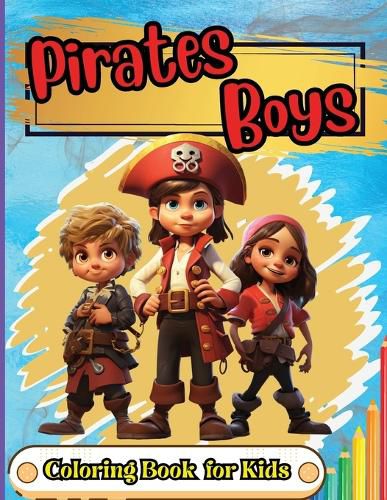 Cover image for Pirates Boys Coloring Book for Kids