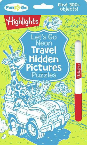 Cover image for Let's Go Neon Travel Hidden Pictures Puzzles