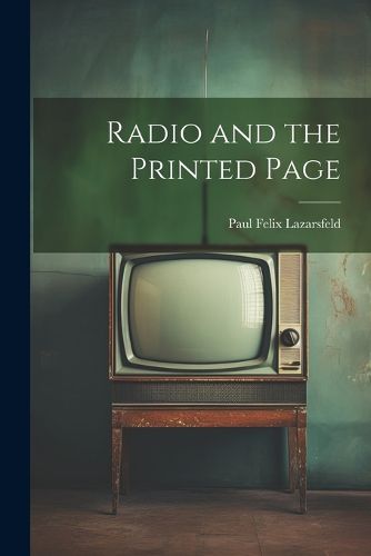 Cover image for Radio and the Printed Page