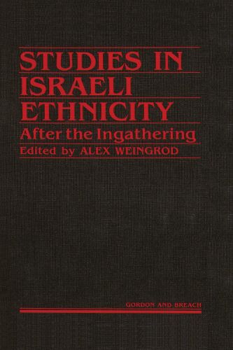 Cover image for Studies Israeli Ethnicity:Afte