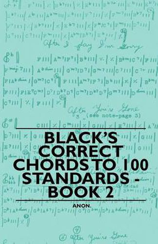 Cover image for Black's Correct Chords to 100 Standards - Book 2