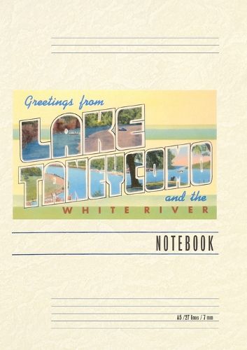 Cover image for Vintage Lined Notebook Greetings from Lake Taneycomo