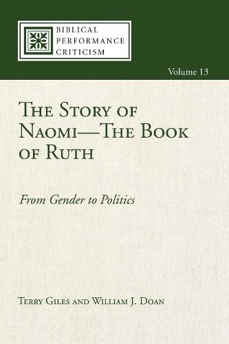 The Story of Naomi--The Book of Ruth: From Gender to Politics