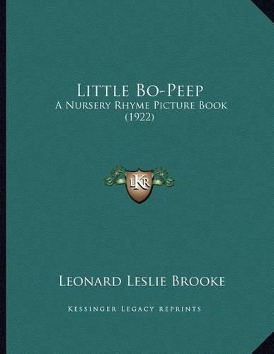 Cover image for Little Bo-Peep: A Nursery Rhyme Picture Book (1922)