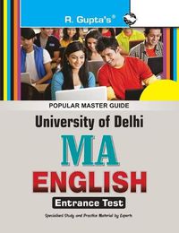 Cover image for English Entrance Test: M.A. Delhi University : Popular Master Guide