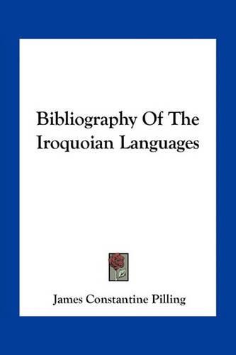 Bibliography of the Iroquoian Languages