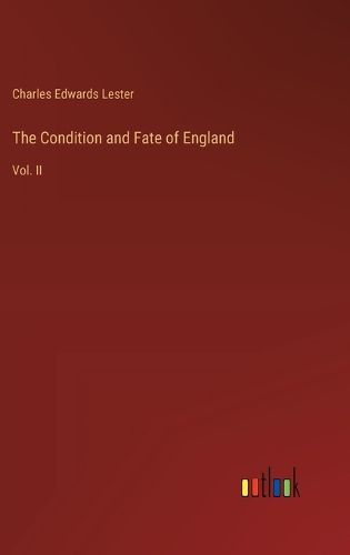 Cover image for The Condition and Fate of England