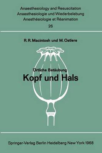 Cover image for OErtliche Betaubung: Kopf Und Hals