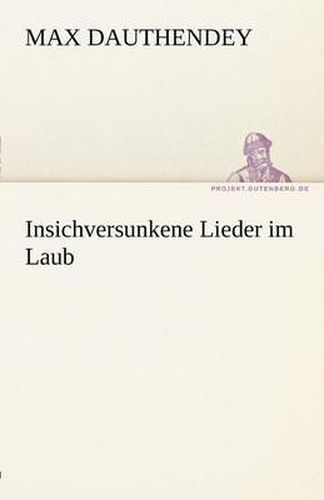 Cover image for Insichversunkene Lieder Im Laub