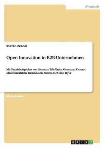 Cover image for Open Innovation in B2b-Unternehmen