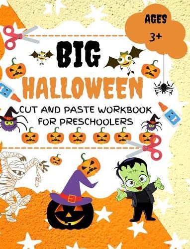 Halloween Cut and Paste Workbook for Preschoolers