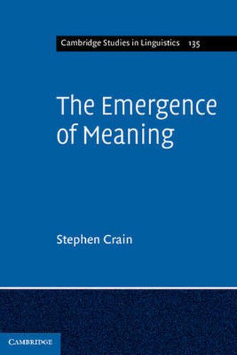 Cover image for The Emergence of Meaning