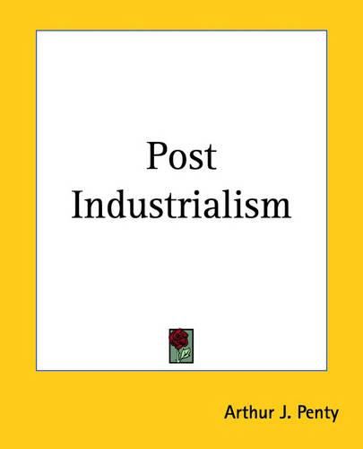 Cover image for Post Industrialism