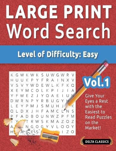 Cover image for Large Print Word Search - Level of Difficulty