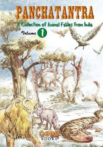 Cover image for Learn Hindi Through Bangla: Animal-Based Indian Fables with Illustrations & Morals