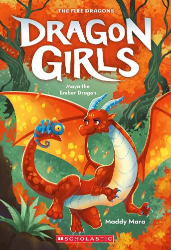 Cover image for Maya The Ember Dragon (Dragon Girls #18)