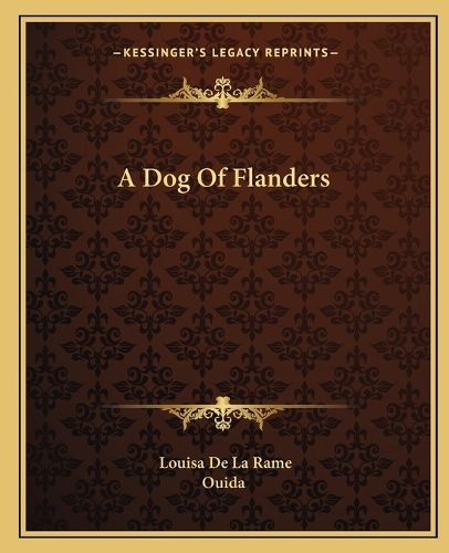 Cover image for A Dog of Flanders