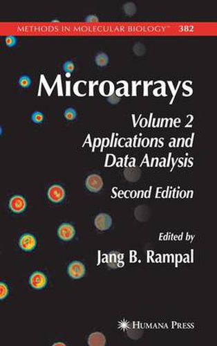 Cover image for Microarrays: Volume 2, Applications and Data Analysis