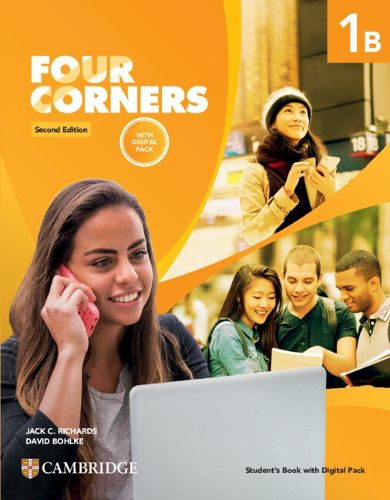 Cover image for Four Corners Level 1B Student's Book with Digital Pack