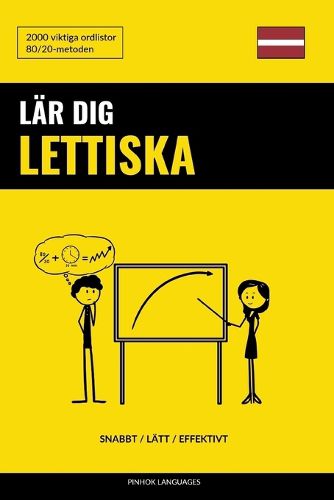 Cover image for Lar dig Lettiska - Snabbt / Latt / Effektivt: 2000 viktiga ordlistor