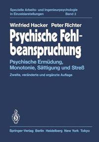 Cover image for Psychische Fehlbeanspruchung