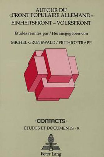 Cover image for Autour Du -Front Populaire Allemand-. Einheitsfront / Volksfront
