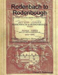 Cover image for Rodenbach to Rodenbough