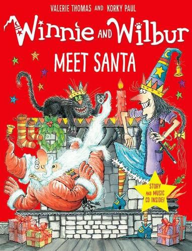 Cover image for Winnie and Wilbur Meet Santa with audio CD