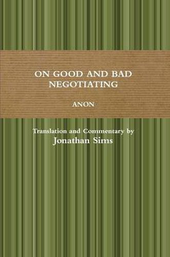 Cover image for On Good and Bad Negotiating