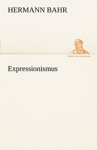 Cover image for Expressionismus