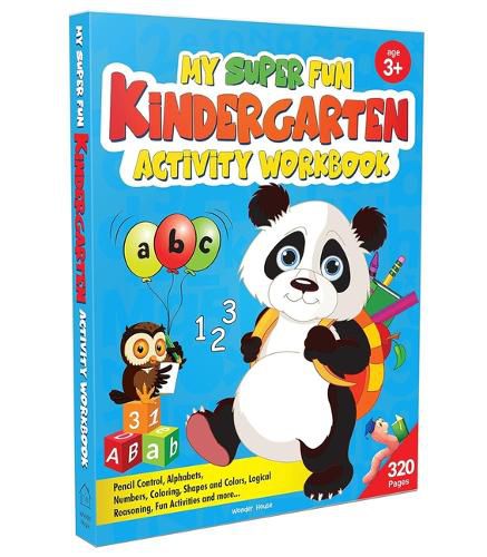 Cover image for My Super Fun Kindergarten Activity Workbook