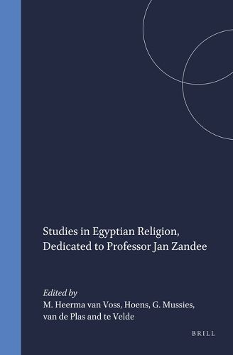 Cover image for Studies in Egyptian Religion, Dedicated to Professor Jan Zandee